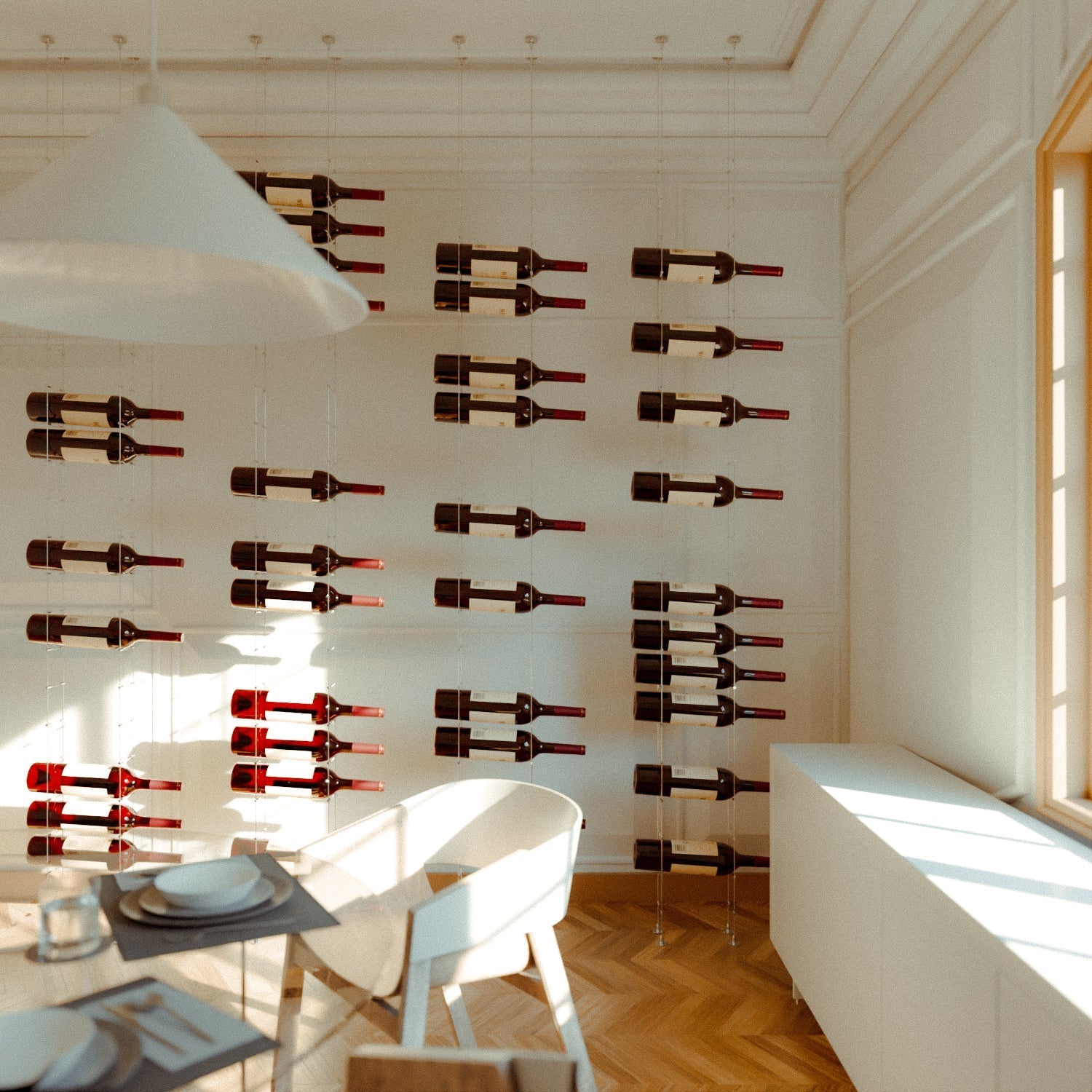 Elevate Your Wine Storage: The Modern Appeal of Cable Wine Racks