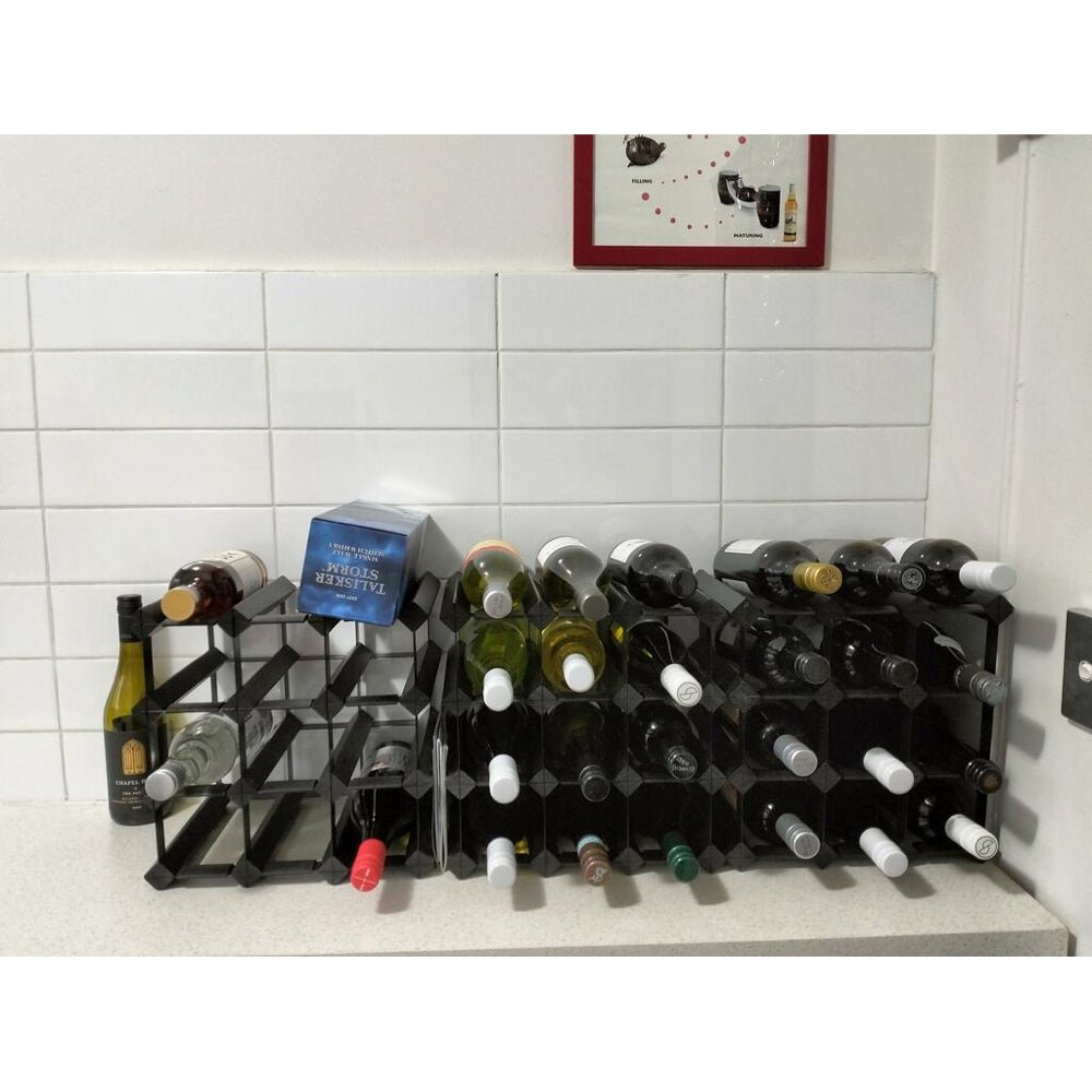 12 Bottle Timber Wine Rack - Wine Stash - 12 Bottle Wine Rack