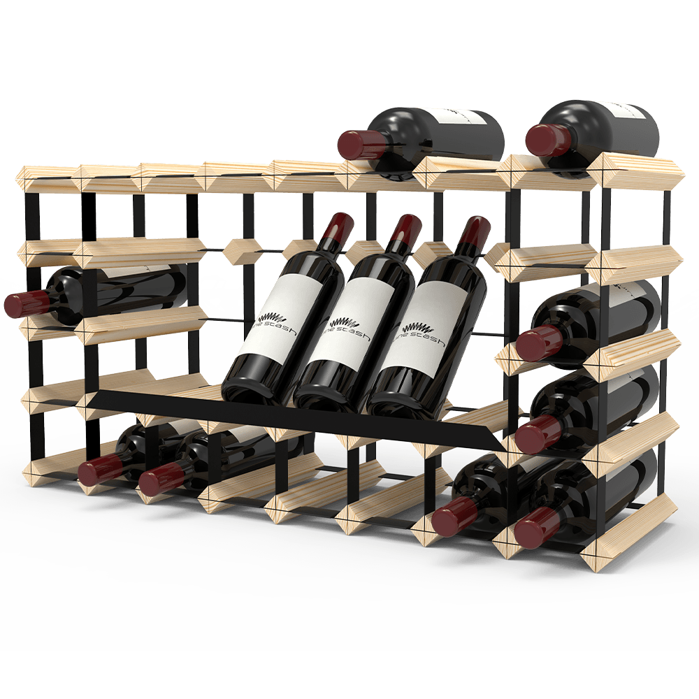 28 Bottle Wine Rack Display