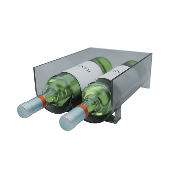 Wine Stash 2 Bottle Fridge Stackable Wine or Drink Bottle Holder