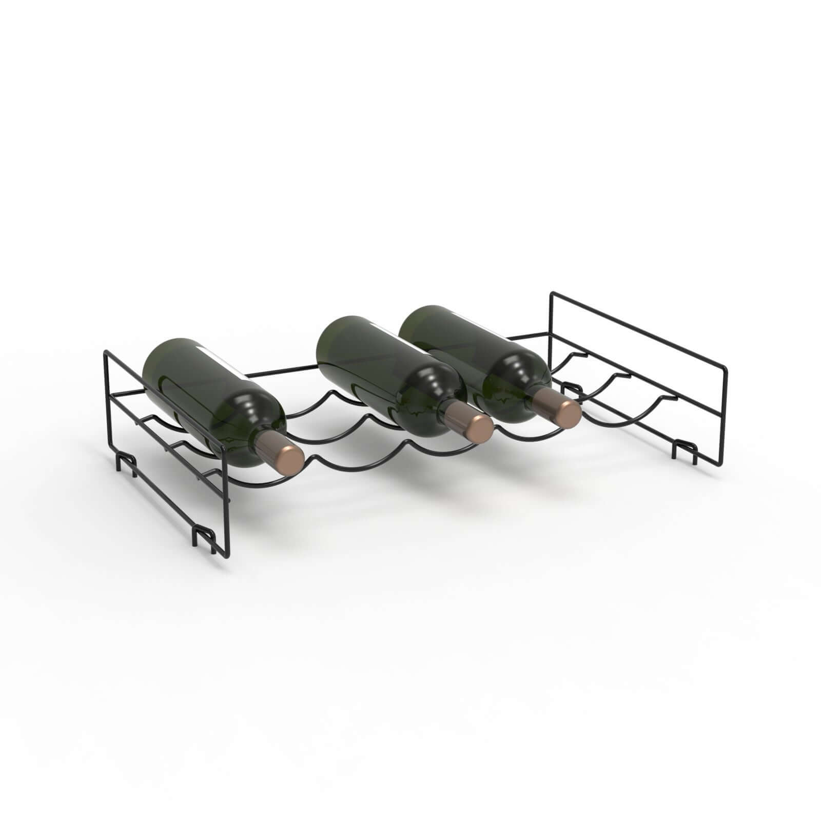 5 Bottle Stackable Wire Wine Rack - Wine Stash