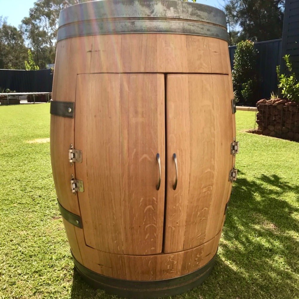 Wine Barrel With Doors