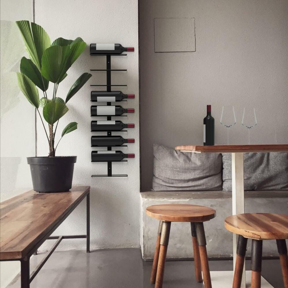 Wall Mounted Wine Rack - Modern Wine Storage Solution - Wine Stash, LLC
