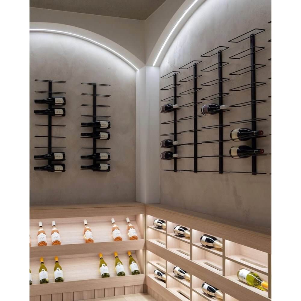 Wall Mounted Wine Rack - Modern Wine Storage Solution - Wine Stash, LLC